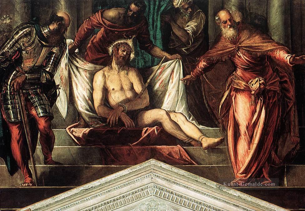 Krönen mit den Dornen Italienischen Renaissance Tintoretto Ölgemälde